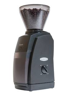 The Baratza Encore coffee bean grinder.